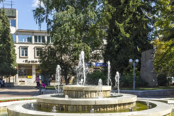 2021年8月31日 博尔加里亚 Troyan 保加利亚Lovech地区Troyan市中心全景 — 图库照片