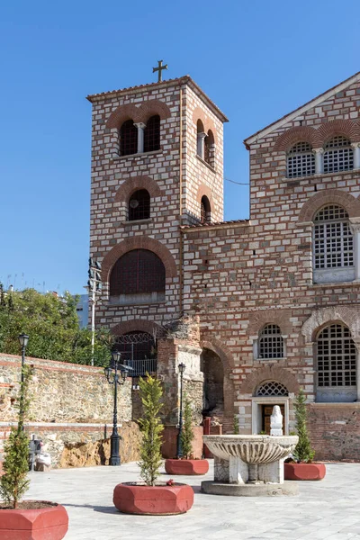 Thessaloniki Grécia Setembro 2019 Antiga Igreja Bizantina São Demétrio Cidade — Fotografia de Stock