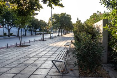 Selanik, Yunanistan - 22 Eylül 2019: Selanik kentindeki Arkeoloji Müzesi, Orta Makedonya, Yunanistan