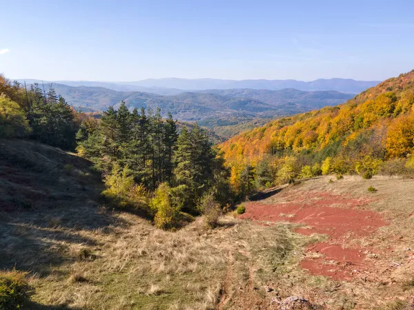 Amazing Autumn Landschap Van Erul Berg Buurt Van Kamenititsa Piek — Stockfoto