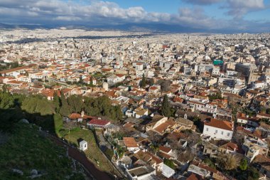 Akropolis 'ten Atina, Attica ve Yunanistan' a İnanılmaz Panoramik Görünüm