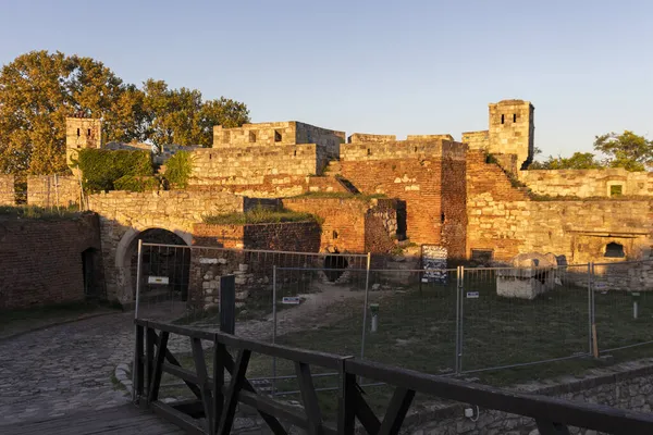 Belgrade Serbia August 2019 Amazing Sunset View Belgrade Fortress Kalemegdan — Stock Photo, Image