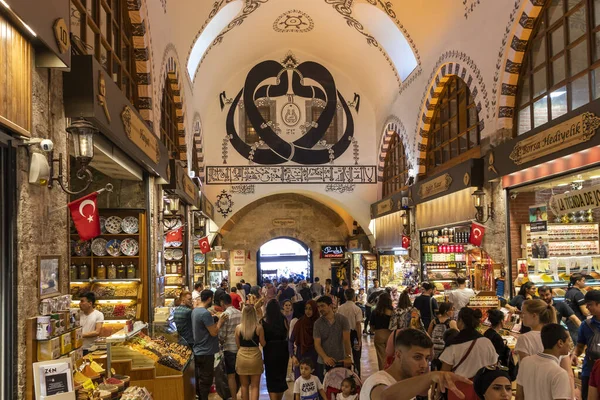 Istanbul Turkey Juli 2019 View Spice Market Know Egyptian Bazaar — Stockfoto