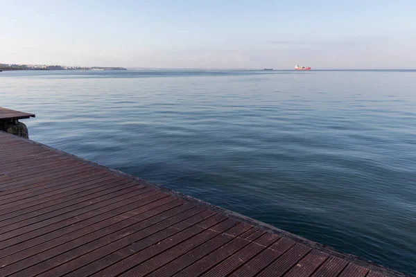 Thessaloniki Griechenland September 2019 Panorama Der Küstenstraße Der Stadt Thessaloniki — Stockfoto