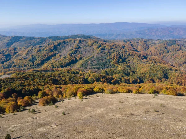 Bulgaristan Pernik Bölgesi Golemi Zirvesi Yakınlarındaki Erul Dağının Şaşırtıcı Sonbahar — Stok fotoğraf