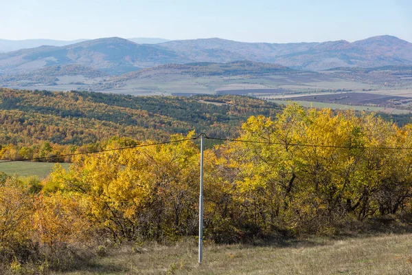 Herfst Landschap Van Cherna Gora Monte Negro Berg Pernik Regio — Stockfoto