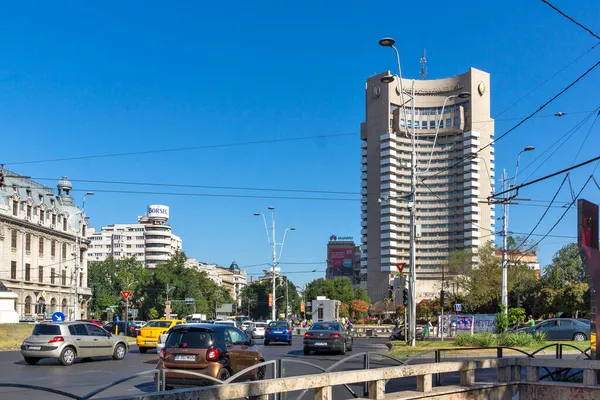 Bucharest Roménia Agosto 2021 Rua Típica Buiding Centro Cidade Bucareste — Fotografia de Stock