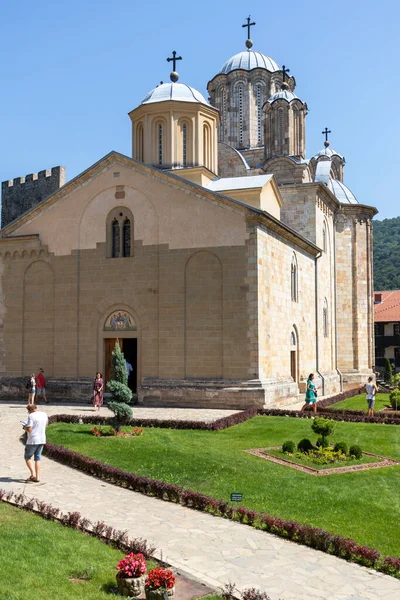 Despotovac Srbsko Srpna 2019 Středověký Manasija Klášter Založený Mezi 1406 — Stock fotografie