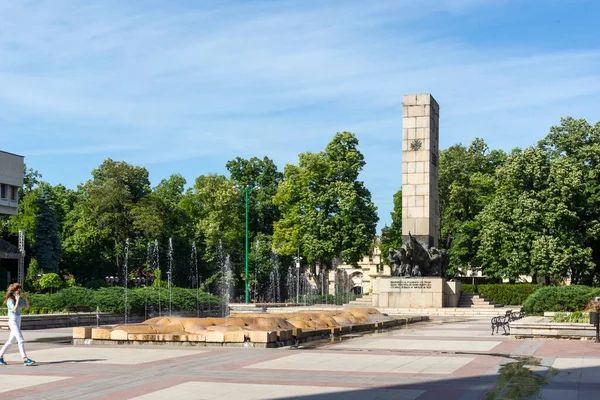 Vidin Bulgaria Mayıs 2021 Bulgaristan Vidin Kentinin Merkezindeki Bdintsi Meydanı — Stok fotoğraf