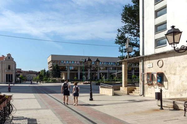 Vidin Bulgária 2021 Május Bdintsi Tér Panorámája Vidin Város Központjában — Stock Fotó