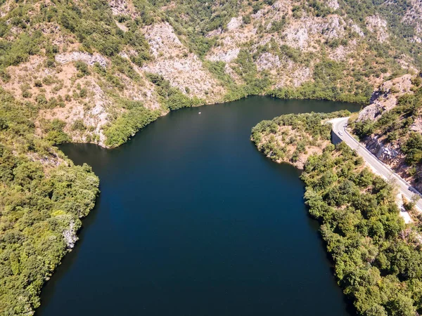 Aerial View Krichim Reservoir Rhodopes Mountain Plovdiv Region Bulgaria — Stock Photo, Image