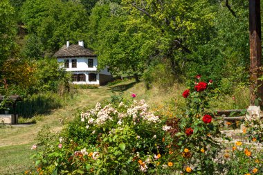 Bulgaristan 'ın Lovech bölgesindeki Oreshak köyünde otantik ondokuzuncu yüzyıl evleriyle Baba Stana (Büyükanne Stana) mahallesi