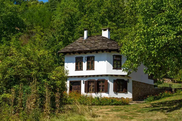 Sousedství Baba Stana Babička Stana Autentickými Domy Devatenáctého Století Obci — Stock fotografie