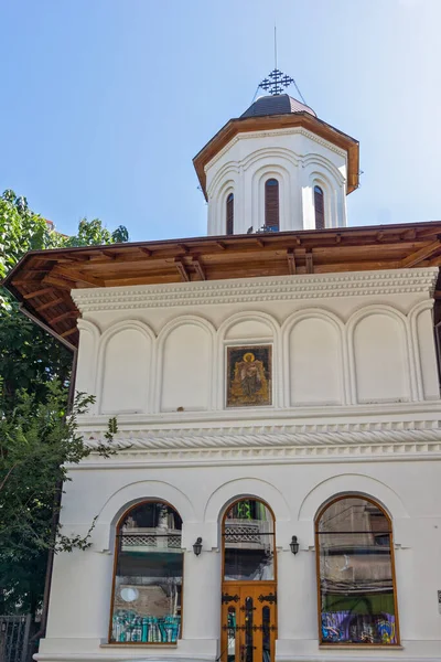 Bucharest Romania August 2021 Nicholas Built Day Church Downtown Old — Stock Photo, Image