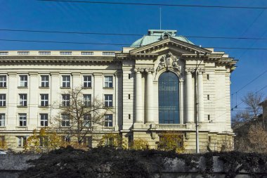 SOFYA, BULGARIA - 22 Ocak 2020: Sofya Üniversitesi Saint Kliment Ohridski, Bulgaristan