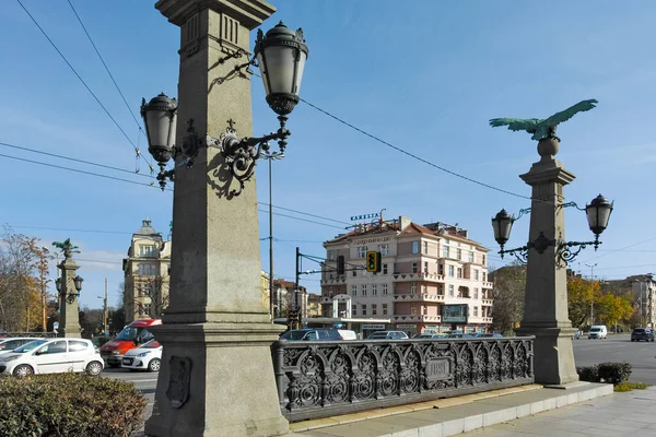Sofia Bulgaria Noviembre 2021 Vista Otoño Del Puente Del Águila —  Fotos de Stock