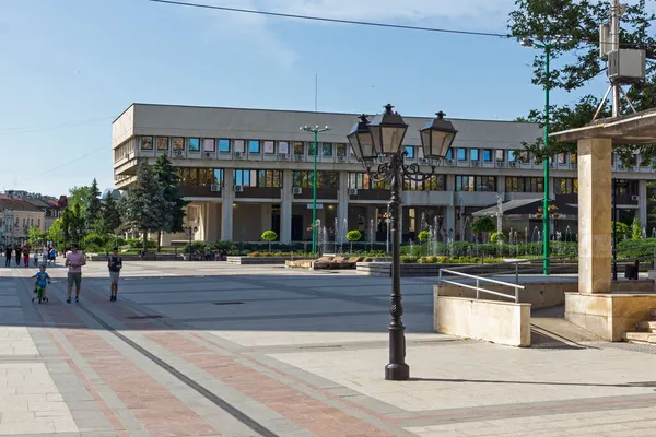 Vidin Bulgária Maio 2021 Vista Panorâmica Praça Bdintsi Centro Cidade — Fotografia de Stock