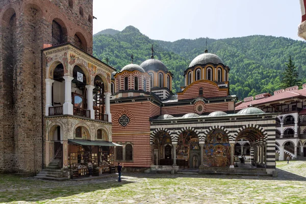 Rila Monastery Bułgaria Czerwca 2021 Cerkiew Iwana Jana Rili Klasztor — Zdjęcie stockowe