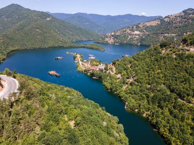 Vacha (Antonivanovtsi) Reservoir, Rodop Dağları, Filibe Bölgesi, Bulgaristan