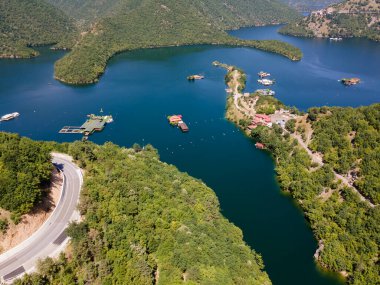 Vacha (Antonivanovtsi) Reservoir, Rodop Dağları, Filibe Bölgesi, Bulgaristan