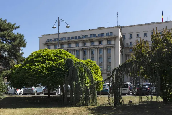 Bucharest Rumania Agosto 2021 Panorama Plaza Revolución Ciudad Bucarest Rumania —  Fotos de Stock