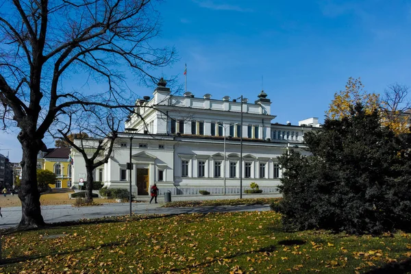 Sofia Bulgaria November 2021 Building Parliament City Sofia Bulgaria — Stock Photo, Image