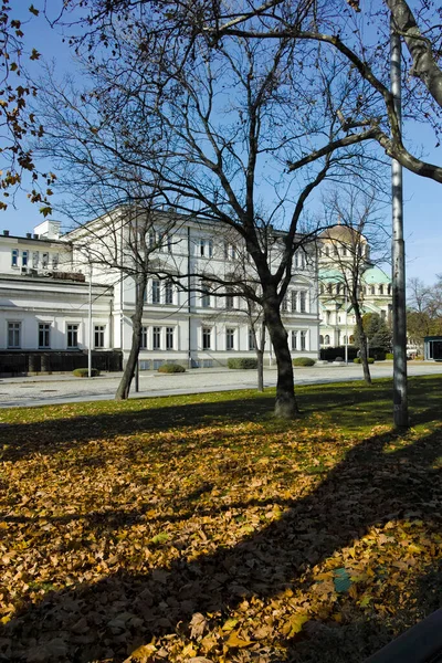 Σοφια Βουλγαρια Νοεμβριου 2021 Κτίριο Κοινοβουλίου Στην Πόλη Σόφια Της — Φωτογραφία Αρχείου