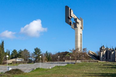 STARA ZAGORA, BULGARIA - 14 Ocak 2021: Bulgaristan 'ın Stara Zagora kentindeki Stara Zagora' nın Savunucuları Anma Kompleksi