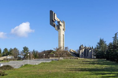 STARA ZAGORA, BULGARIA - 14 Ocak 2021: Bulgaristan 'ın Stara Zagora kentindeki Stara Zagora' nın Savunucuları Anma Kompleksi