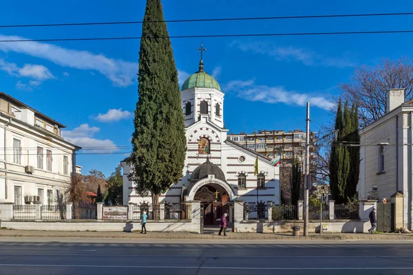Stara Zagora Bulharsko Června 2021 Ortodoxní Kostel Matky Boží Městě — Stock fotografie