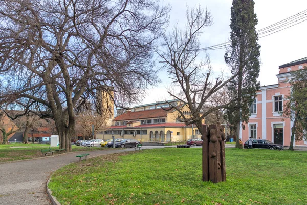 Stara Zagora Bulgária Agosto 2021 Ruínas Antigo Fórum Augusta Traiana — Fotografia de Stock