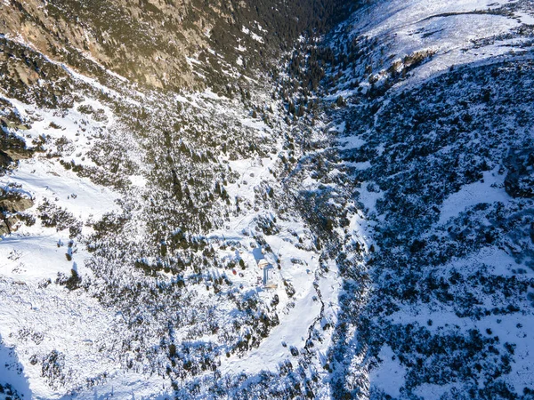 Bulgaristan Malyovitsa Zirvesi Yakınlarındaki Rila Dağı Nın Şaşırtıcı Kış Manzarası — Stok fotoğraf