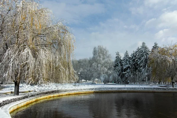 Sofia Bulgarien November 2021 Fantastisk Utsikt Över Vintern Över South — Stockfoto