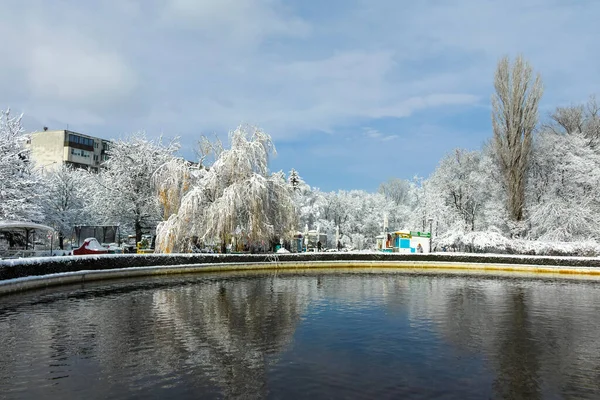 Sofia Bulgarien November 2021 Fantastisk Utsikt Över Vintern Över South — Stockfoto