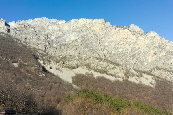 Καταπληκτικό Φθινοπωρινό Τοπίο Των Βαλκανικών Ορέων Και Των Βρατσάτων Στη — Φωτογραφία Αρχείου