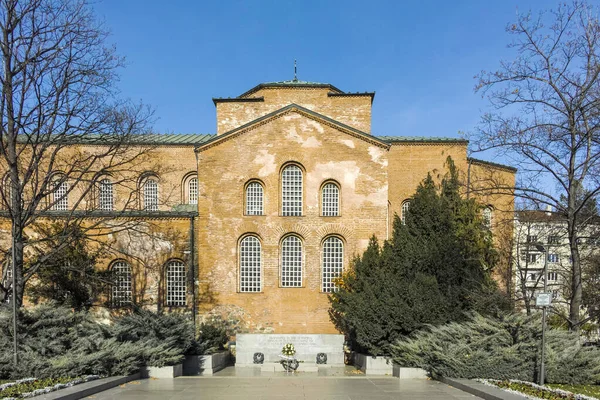 Sofia Bulgaria Noviembre 2021 Vista Otoño Iglesia Santa Sofía Sofía — Foto de Stock