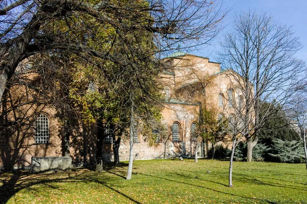 Sofia Bulgaria November 2021 Осінній Вид Церкви Святої Софії Софії — стокове фото