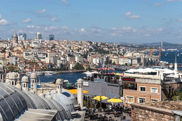 Istanbul Turkey July 2019 Amazing Panorama City Istanbul Imperial Suleymaniye — Stock Photo, Image