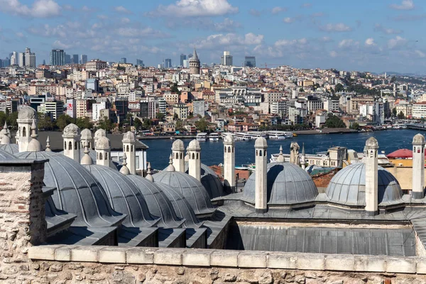 Istanbul Turkey Juli 2019 Fantastisk Panorama Till Staden Istanbul Från — Stockfoto