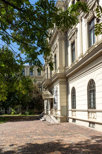 Bucharest Romania August 2021 Typical Street Building Center City Bucharest — Stock Photo, Image