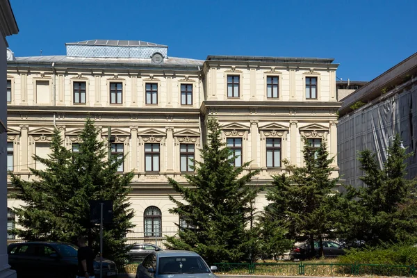 Βουκουρεστι Ρουμανια Αυγουστου 2021 Τυπικός Δρόμος Και Κτίριο Στο Κέντρο — Φωτογραφία Αρχείου