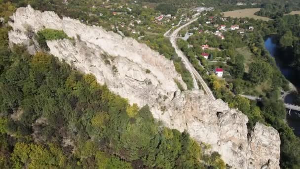 Vue Aérienne Des Formations Rocheuses Ritlite Iskar River Gorge Balkan — Video