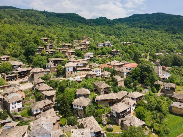 공중에서 Kovachevitsa 1982 Blagoevgrad Region Bulgaria — 스톡 사진