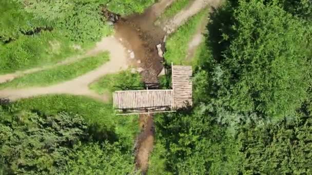 Vista Aérea Konyarnika Area Vitosha Mountain Sofia City Region Bulgária — Vídeo de Stock