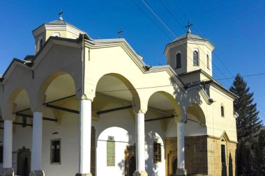 GEORGI DAMYANOVO, BULGARIA - 21 Kasım 2021: Saint John Ortaçağ Lopushanski Manastırı, Montana Eyaleti, Bulgaristan