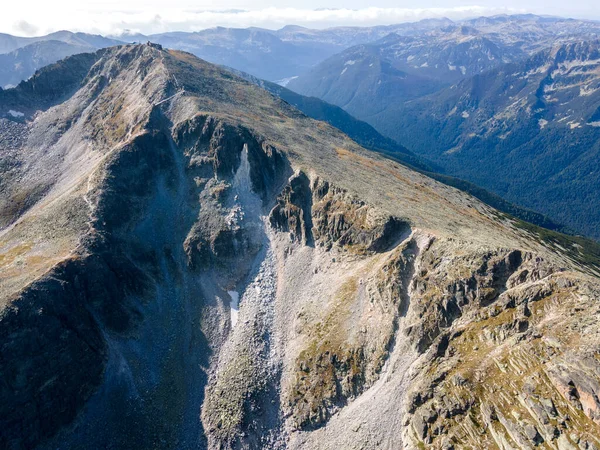 Amazing Aerial View Rila Mountain Musala Peak Bulgaria — Stock Photo, Image