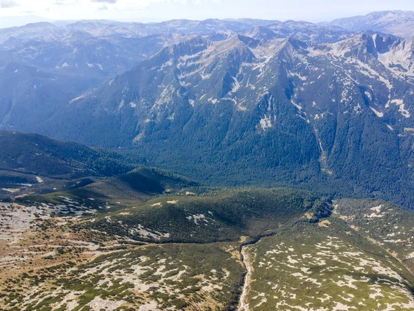 Amazing Aerial View Rila Mountain Musala Peak Bulgaria — Stock Photo, Image