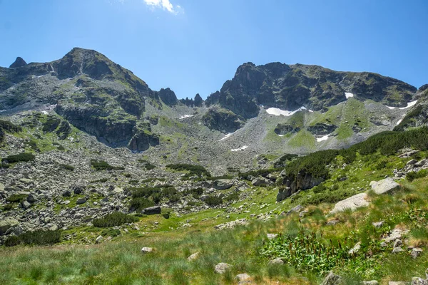 Amazing Landscape Rila Mountain Camel Peak Bulgaria — Fotografia de Stock