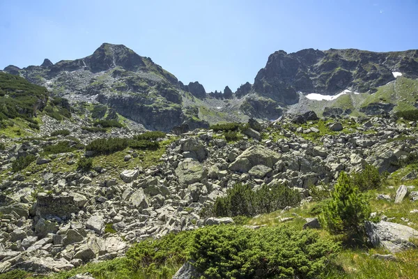 Úžasná Krajina Rila Mountain Blízkosti Velbloudí Vrchol Bulharsko — Stock fotografie