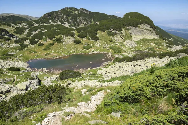 Дивовижний Краєвид Гори Ріла Поблизу Страшно Озеро Болгарія — стокове фото